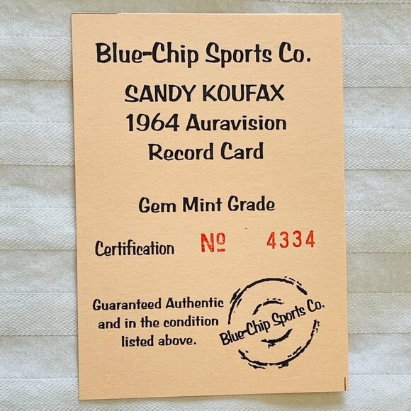 6.5 X 6.5 SANDY FAIRFAX Postcard with Certificate. - Picture 3 of 5